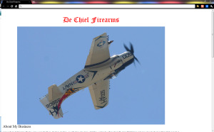 OLD DeChielFirearms.com BEFORE $397 WordPress Special