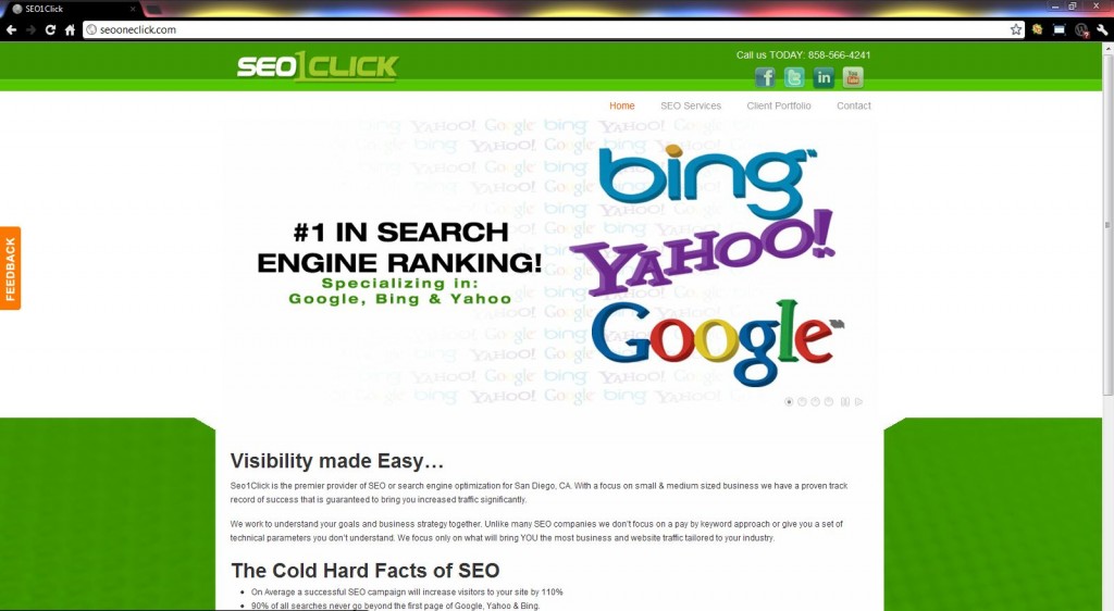 SEO1CLick WordPress Website Design ($397 WordPress Special)