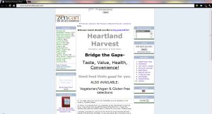 Heartland Harvest, old Zen-cart website