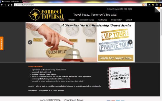 connectUNIVERSAL WordPress website by Brass Ring Multimedia