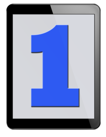 Brass Ring Process Step #1 (image: tablet w/numeral)