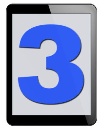 Brass Ring Process Step #3 (image: tablet w/numeral)