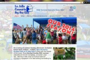 La Jolla Concerts By the Sea WordPress Website (2014 Home Pg)