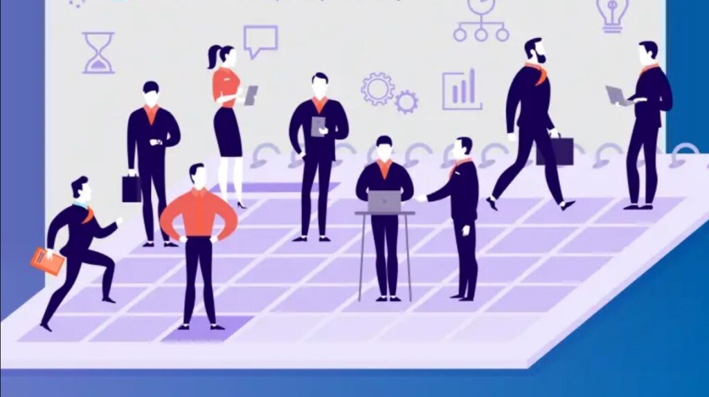 Creating a market plan for small business (illustration/image)