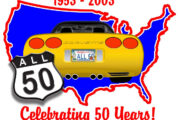 ALL50 Corvette Road Trip (primary logo, image)